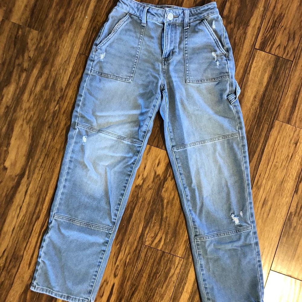 Young ladies super high rise jeans